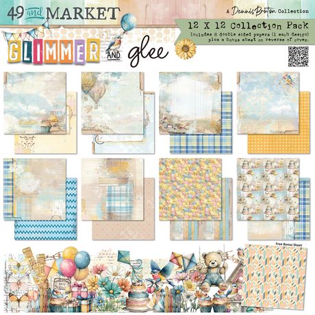 49 and Market - Glimmer and Glee - 12x12 Collection Pack
