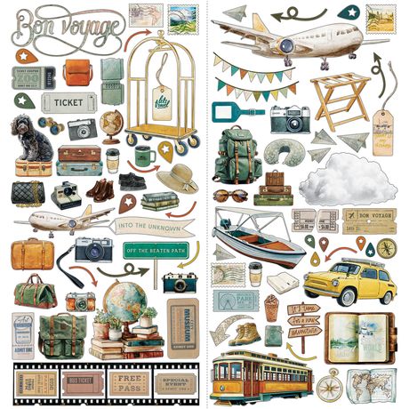 49 And Market - Travel Diaries - Laser Cuts Elements