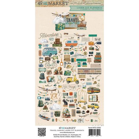 49 And Market - Travel Diaries - Laser Cuts Elements