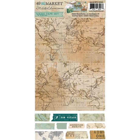 49 And Market - Travel Diaries  - Washi Tape Sheet