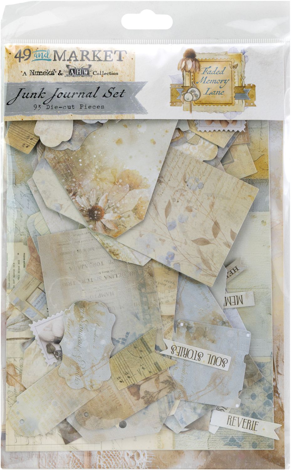 49 and Market - Faded Memory Lane - Junk Journal Set