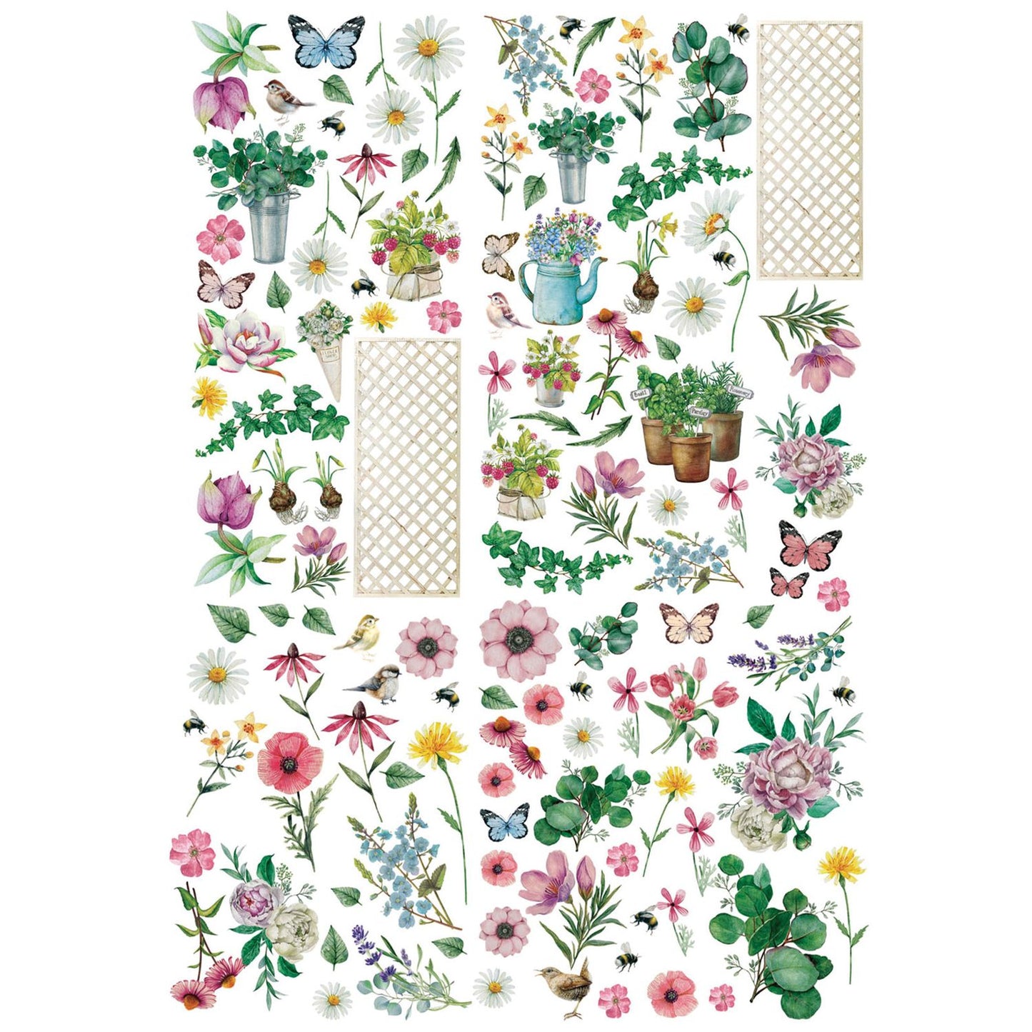 49 And Market - From the Garden - Laser Cuts Wildflowers