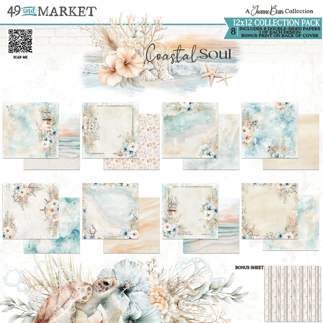 49 and Market - Coastal Soul  - 12x12 Collection Pack