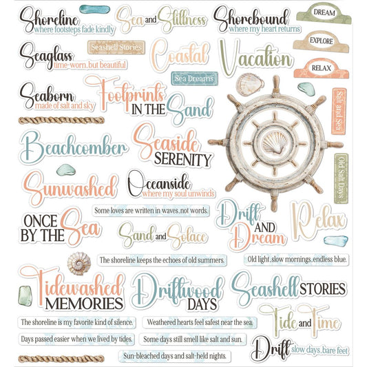 49 and Market - Coastal Soul - Chipboard Set