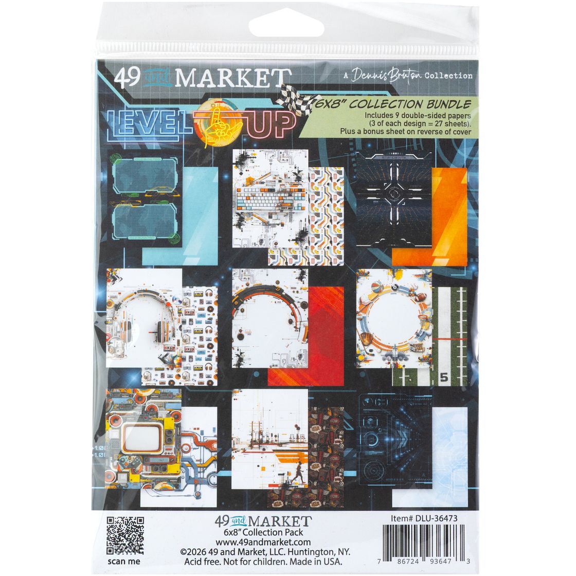 49 and Market - Level Up  - 6x8 Collection Pack