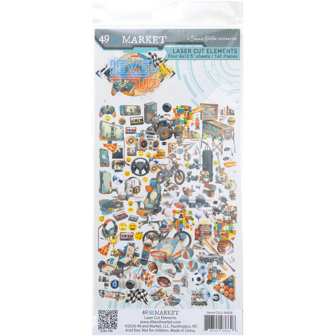 49 And Market - Level Up  - Laser Cuts Elements