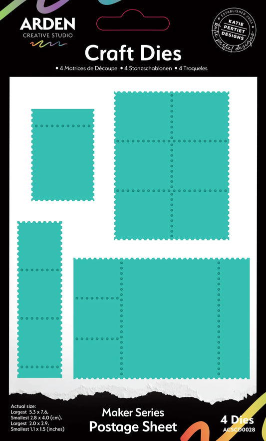 Arden Creative Studio - Maker Series - Postage Sheet Craft Die Set (Field Notes)