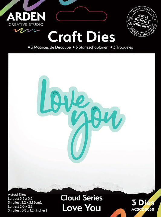 Arden Creative Studio - Field Notes Sentiment Die Set - Love You