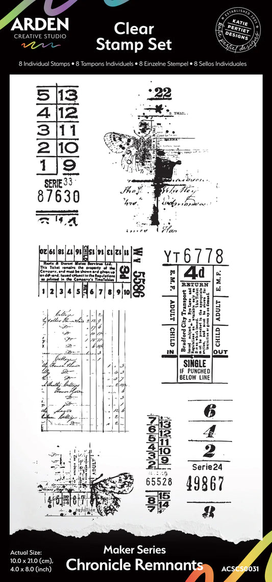Arden Creative Studio - Maker Series - Chronicle Remnants - Stamp Set 4x8 (Garden Chronicles)