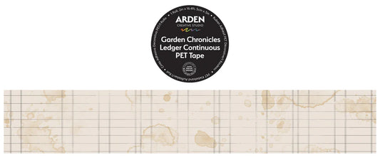 Arden Creative Studio - GARDEN CHRONICLES - LEDGER Continuous PET Tape