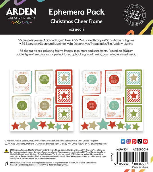 Arden Creative Studio -  Christmas Cheer - Frame Ephemera Pack