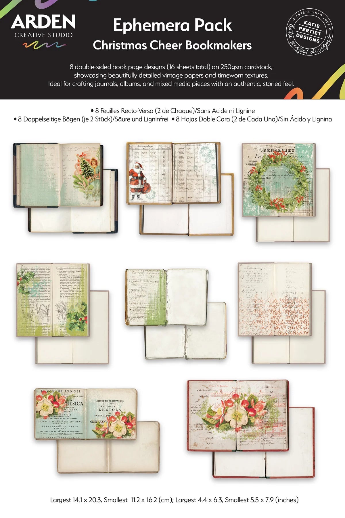 Arden Creative Studio - Christmas Cheer - Bookmakers Ephemera Pack