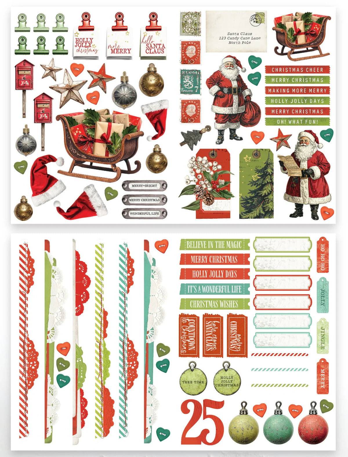 Arden Creative Studio - Christmas Cheer - Essentials Laser Cuts