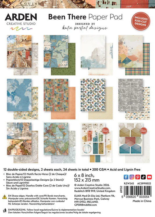 Arden Creative Studio - BEEN THERE - 6x8 Paper Pack