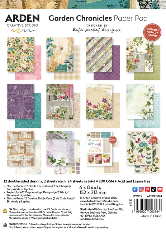 Arden Creative Studio - GARDEN CHRONICLES - Essentials Paper Pad 6x8