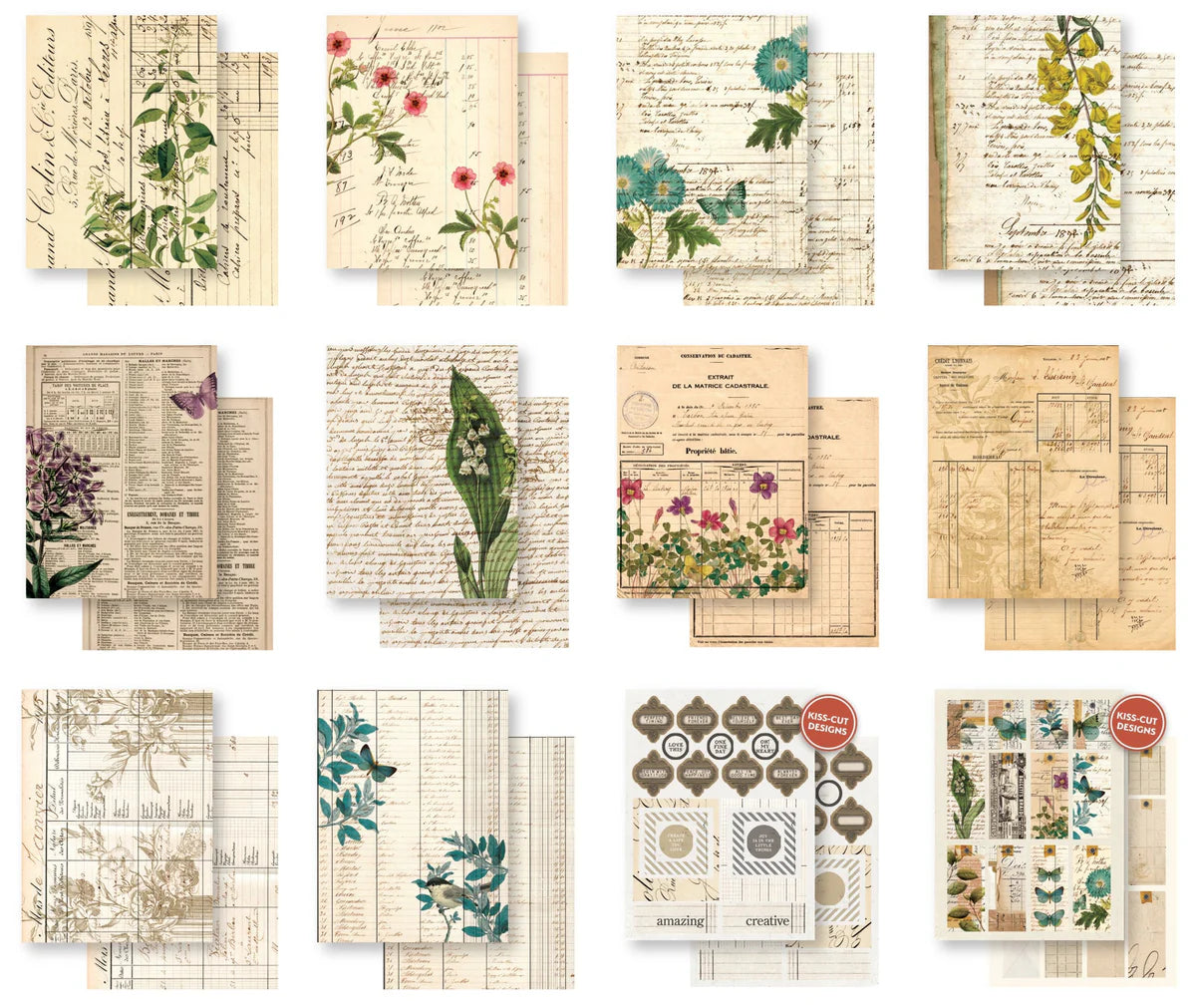 Arden Creative Studio - Vintage Maker - Ledger Essentials Pad 6x8 (Garden Chronicles)