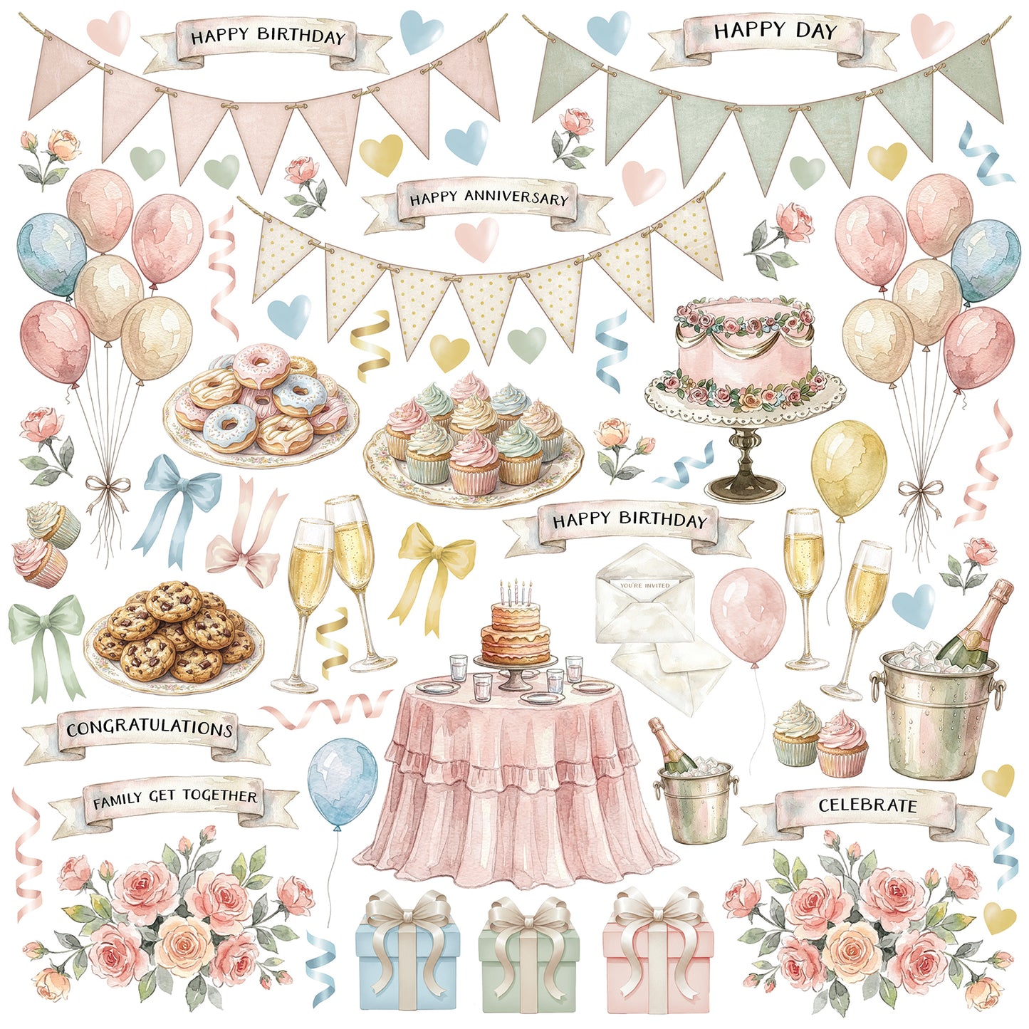 49 and Market - Confetti Moments  - All-In-One Kit