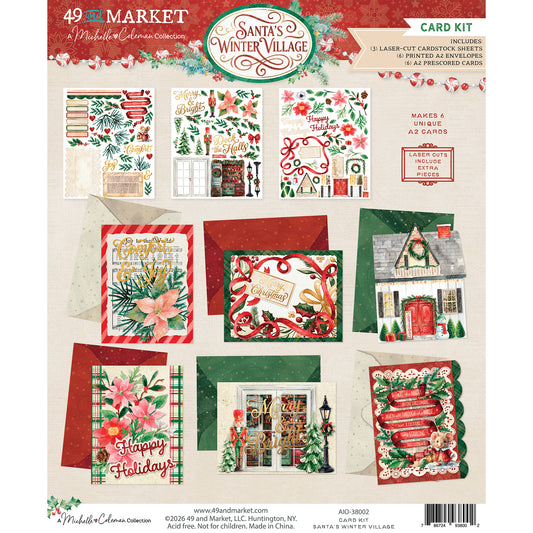 49 and Market - Santa's Winter Village - Card Kit