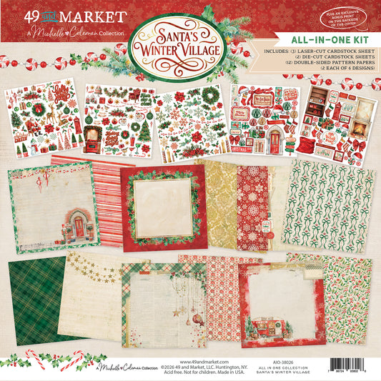 49 and Market - Santa's Winter Village - All-In-One Kit