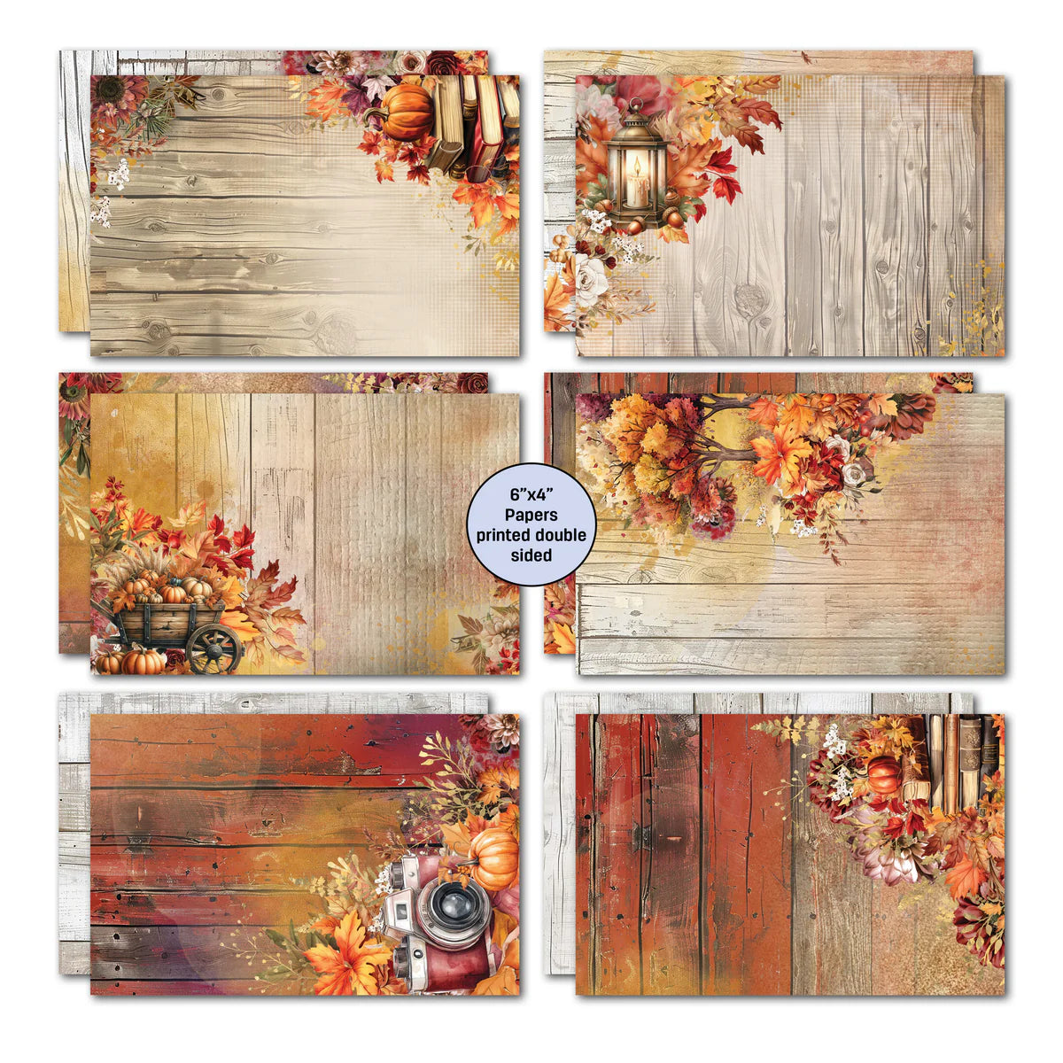 3Quarter Designs - 6x4 Card Making Pack - Autumn Whispers