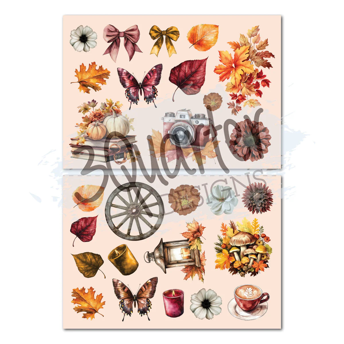 3Quarter Designs - 8x8 Autumn Whispers