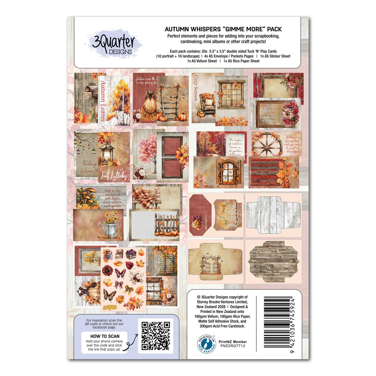3Quarter Designs - Gimme More - Autumn Whispers