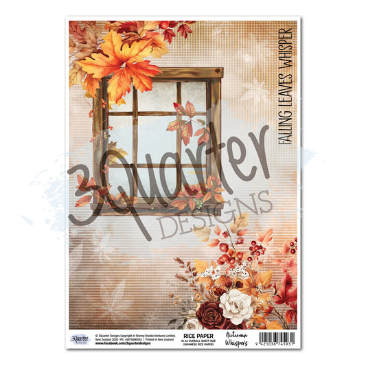 3Quarter Designs - Rice Paper - Autumn Whispers