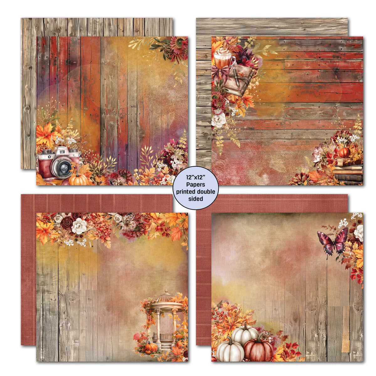 3Quarter Designs - 12x12 Autumn Whispers