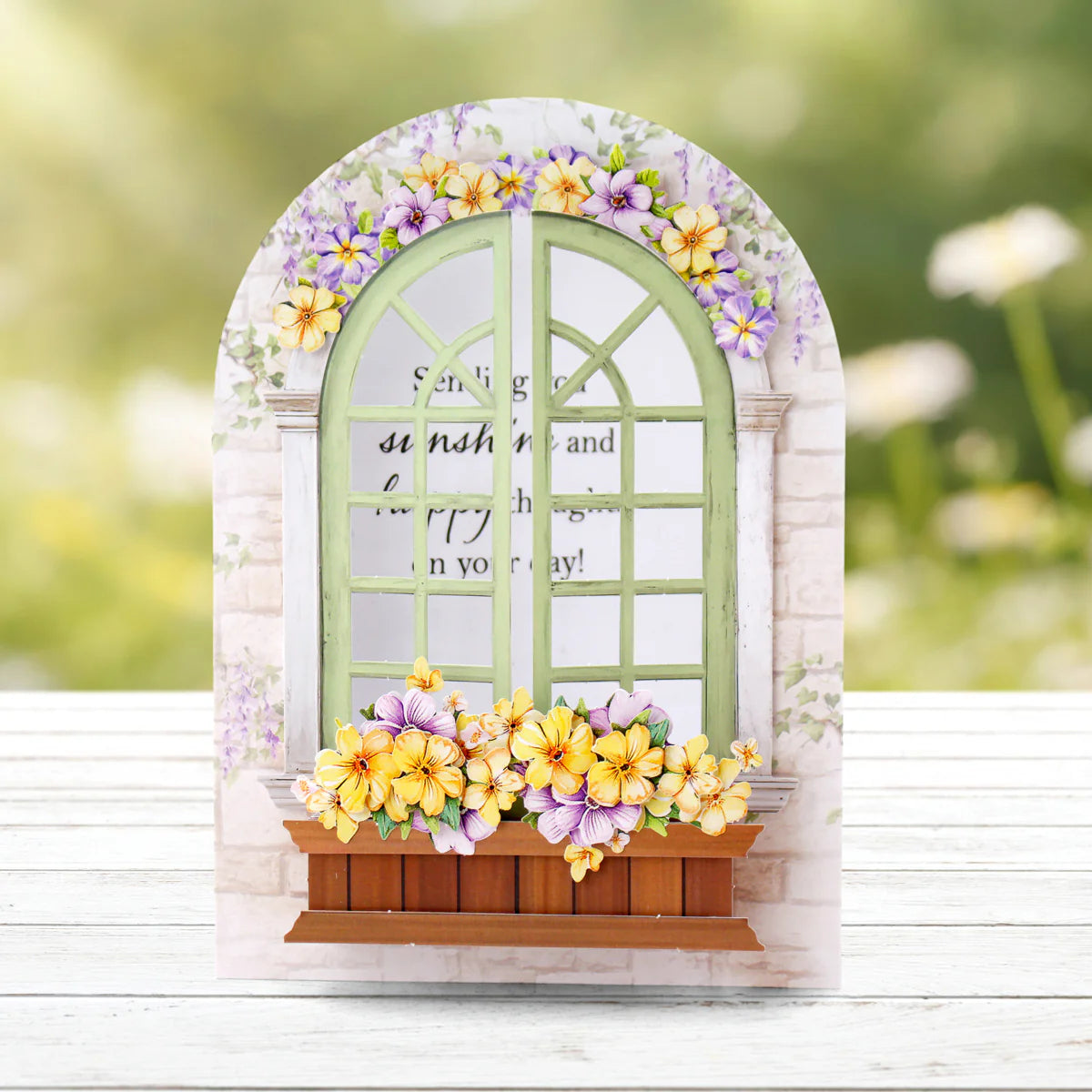 Katy Sue - Arched Floral Windows & Doors Card Making Kit (6 pack)