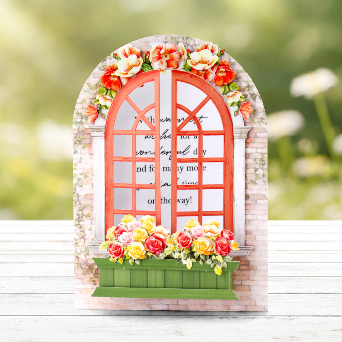 Katy Sue - Arched Floral Windows & Doors Card Making Kit (6 pack)