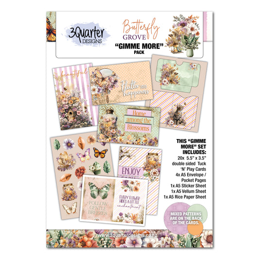 3Quarter Designs - Gimme More - Butterfly Grove