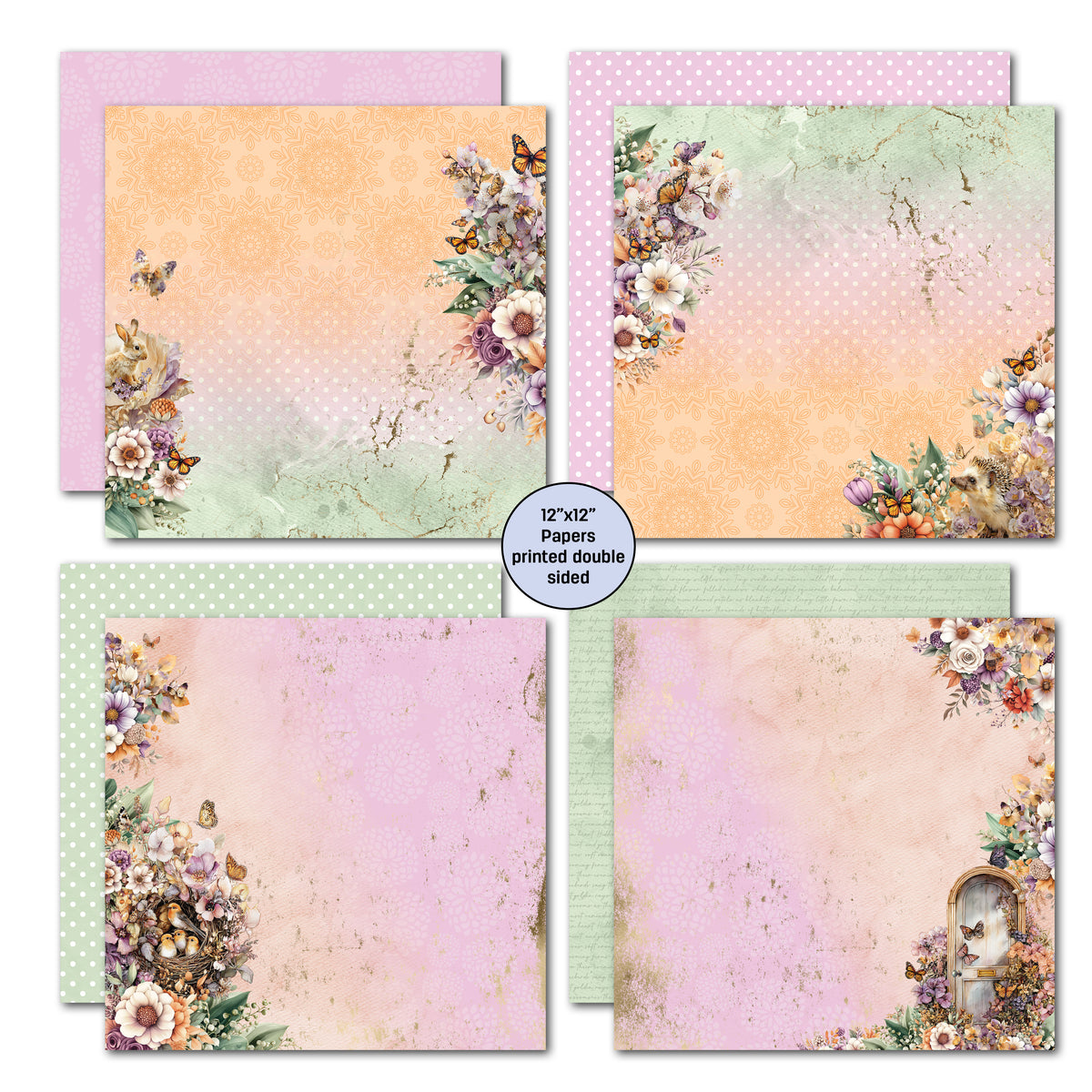 3Quarter Designs - 12x12 - Butterfly Grove