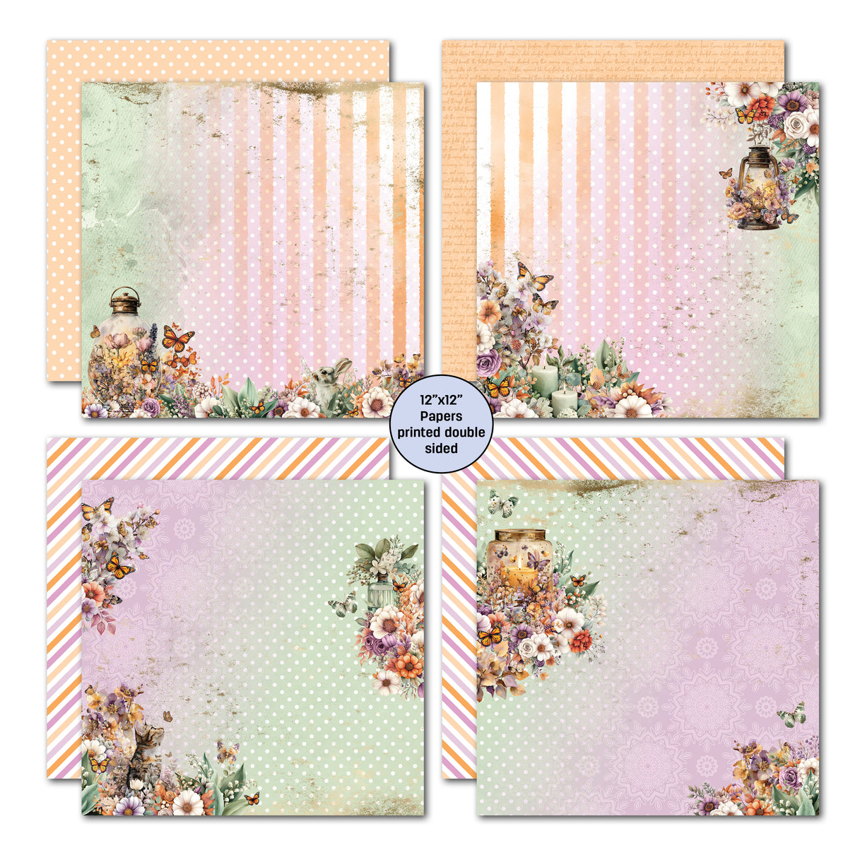 3Quarter Designs - 12x12 - Butterfly Grove