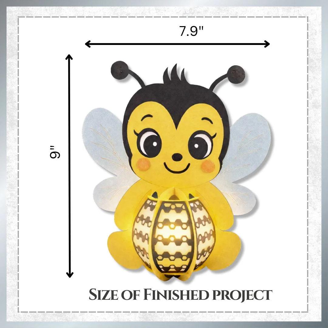 CrafTreat - DIY Paper Lanterns - Bumble Bee