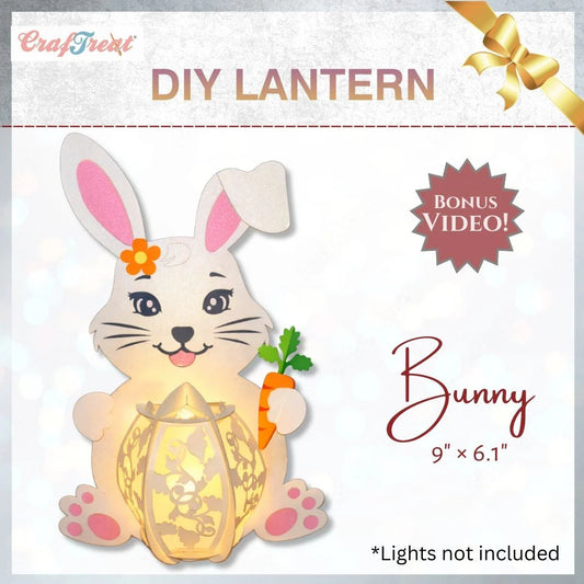 CrafTreat - DIY Paper Lanterns - Bunny