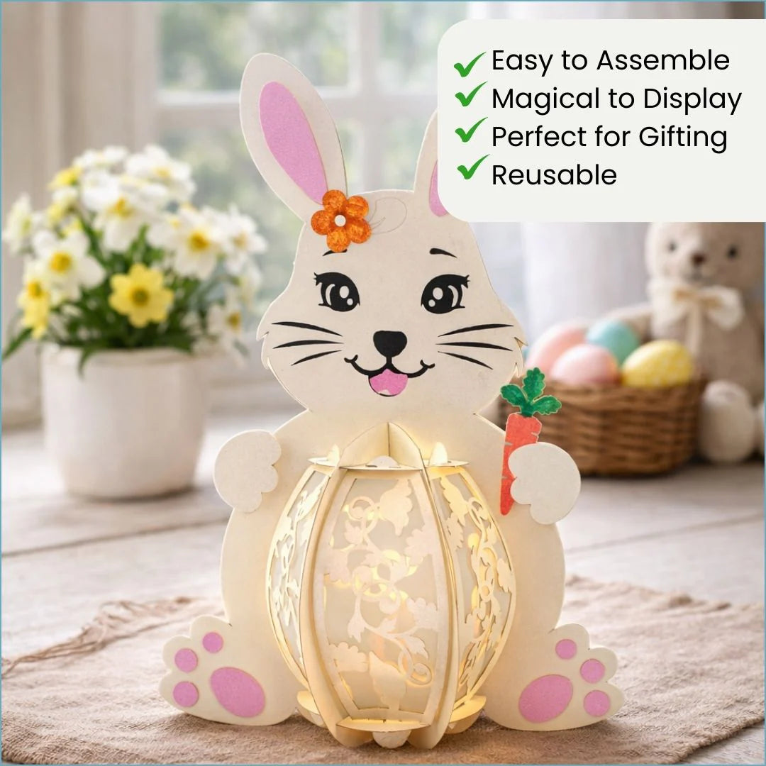 CrafTreat - DIY Paper Lanterns - Bunny
