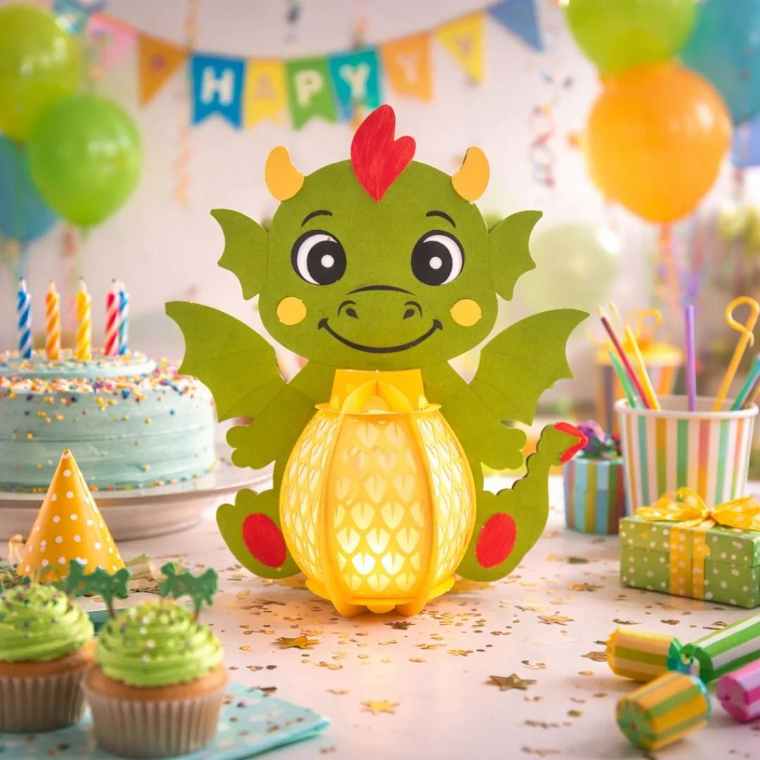 CrafTreat - DIY Paper Lanterns - Dragon