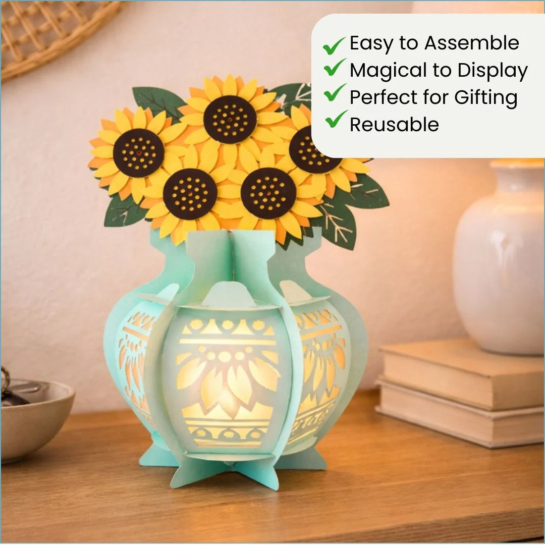 CrafTreat - DIY Paper Lantern - Flower Vase