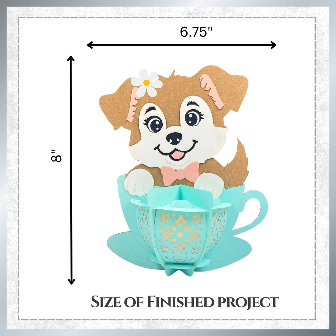 CrafTreat - DIY Paper Lanterns - Pup in a Cup