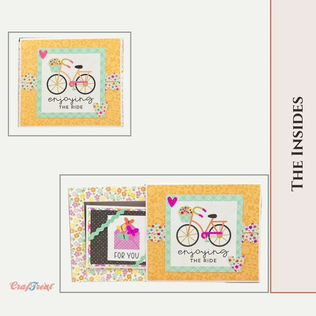 Craftreat - Scrapbook Blank Quick Folio - Match Box Folio (3/pack, black, white, kraft)