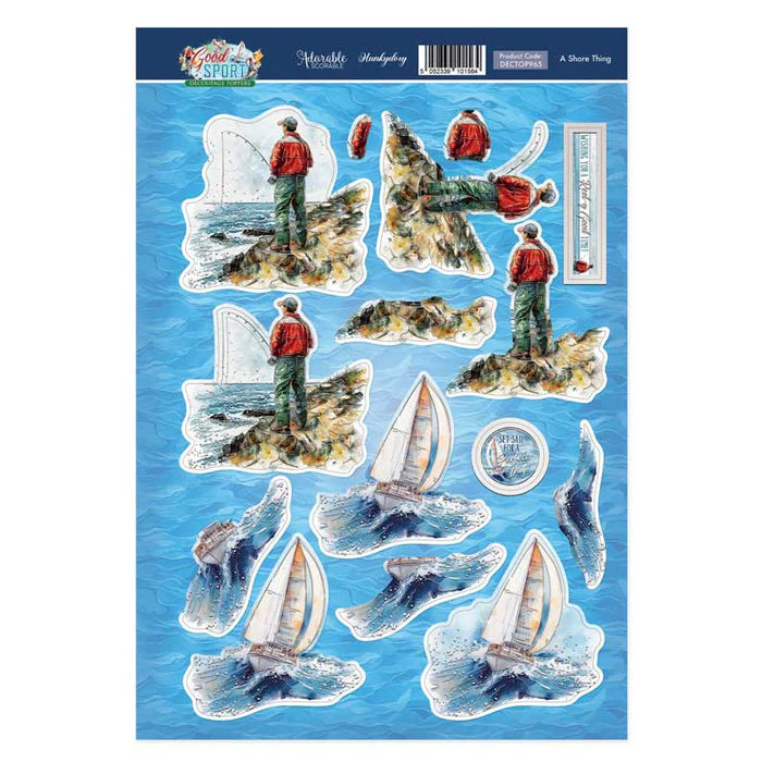 Hunkydory Crafts - 3D Decoupage Topper Sheet - A Shore Thing