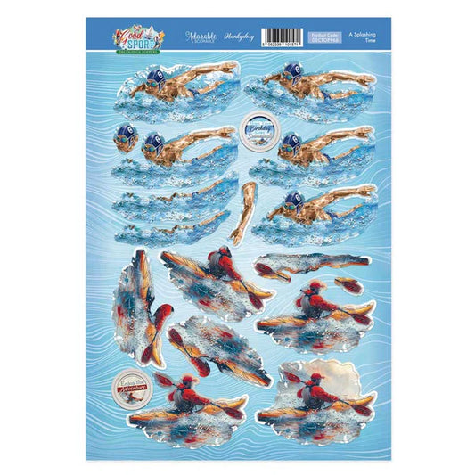 Hunkydory Crafts - 3D Decoupage Topper Sheet - A Splashing Time