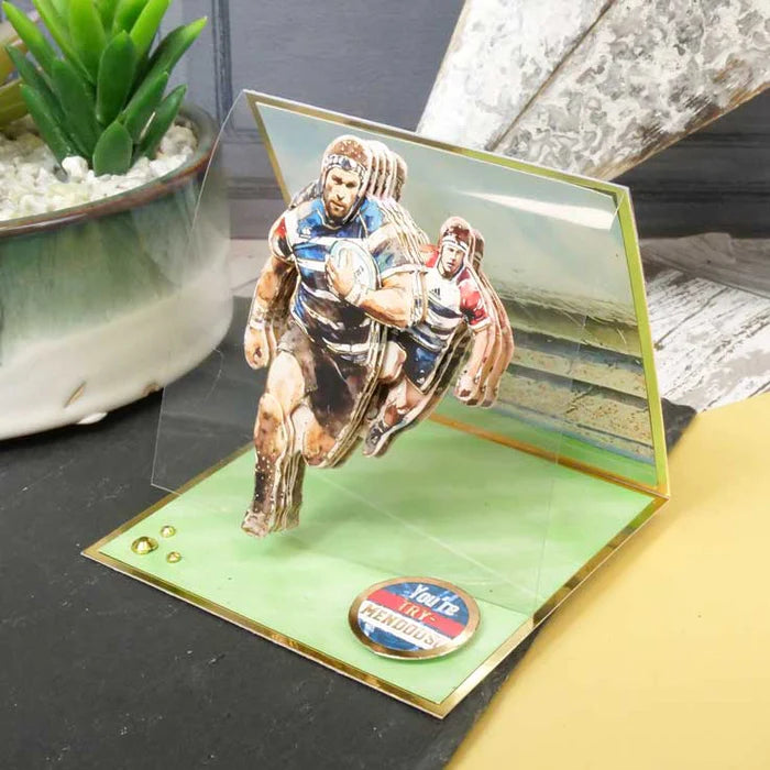 Hunkydory Crafts - 3D Decoupage Topper Sheet - On the Pitch