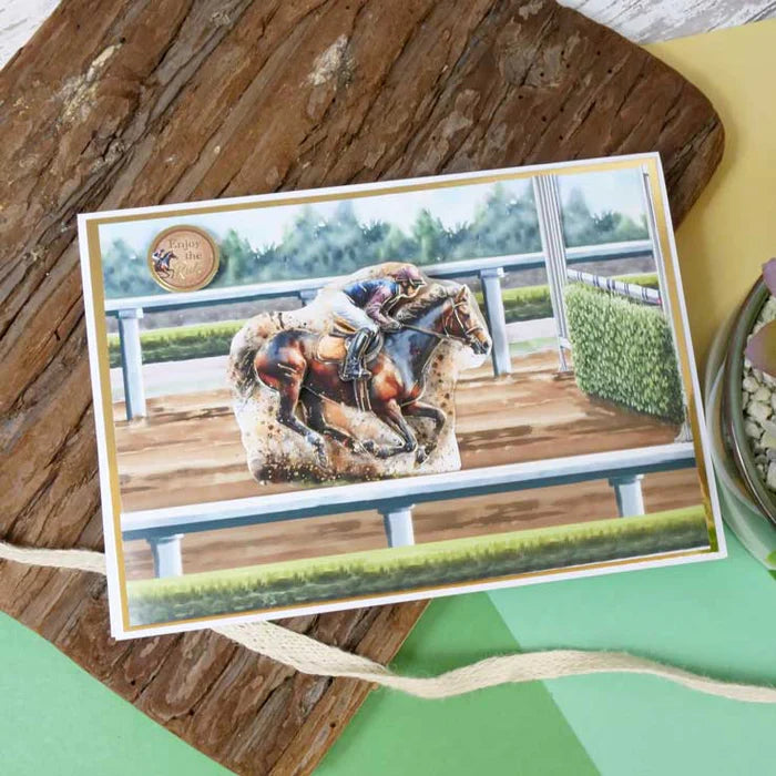 Hunkydory Crafts - 3D Decoupage Topper Sheet - The Race is On