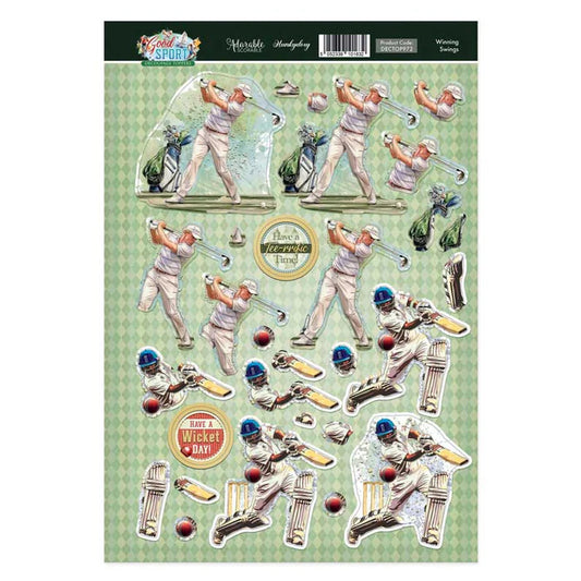 Hunkydory Crafts - 3D Decoupage Topper Sheet - Winning Swings