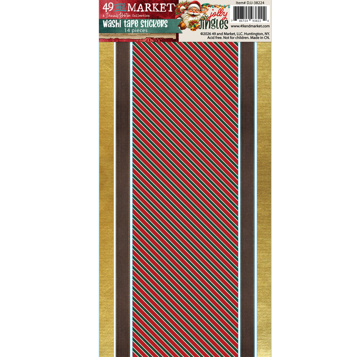 49 And Market -Jolly Jingles - Washi Sticker Set