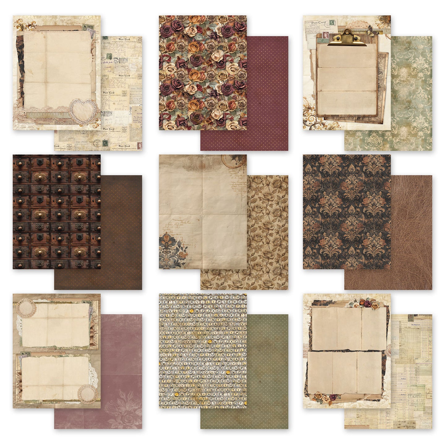 49 and Market - Nostalgic Memories - 6 x 8 Collection Pack