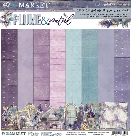 49 And Market - Plume & Petal - 12x12 Solids Collection Pack