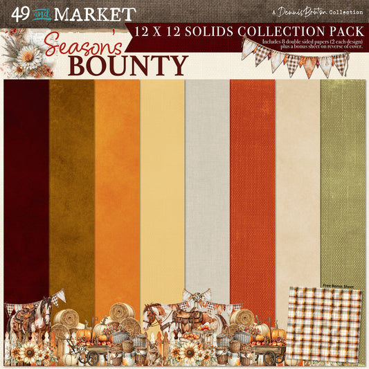 49 and Market - Season's Bounty - 12 x12 Solids Collection Pack