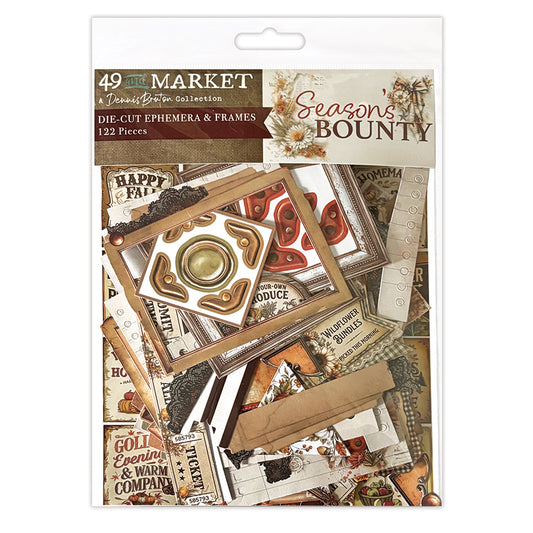 49 and Market - Season's Bounty - Ephemera & Frames Set